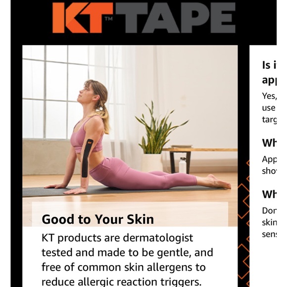 2PACK- KT Tape PRo Precut in Stealth Beige - Picture 11 of 12